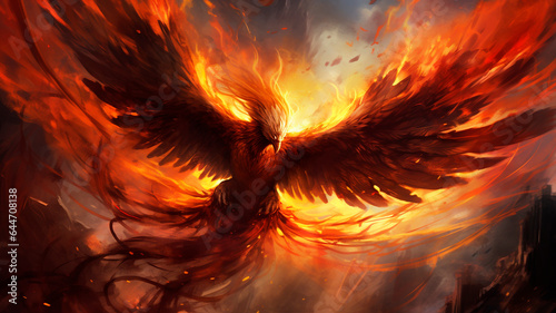 the phoenix will cry out in the sky, reborn with fiery power. Generative AI