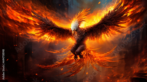 the phoenix will cry out in the sky, reborn with fiery power. Generative AI