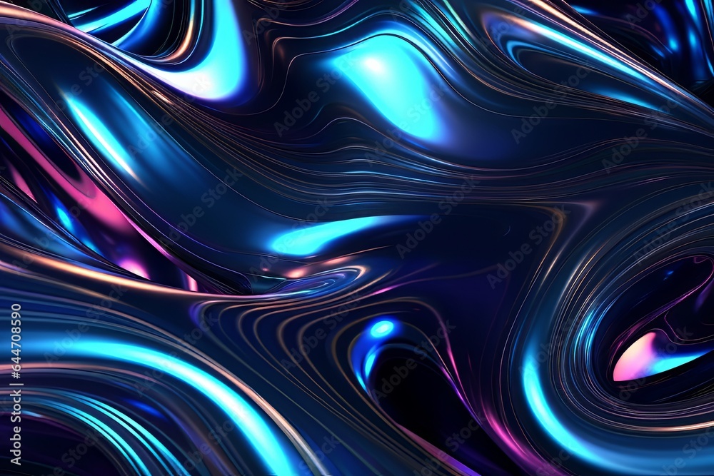 dark black metallic holographic liquid metal dark black metallic holographic liquid metal