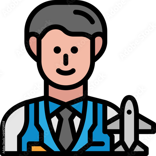 steward filled outline icon