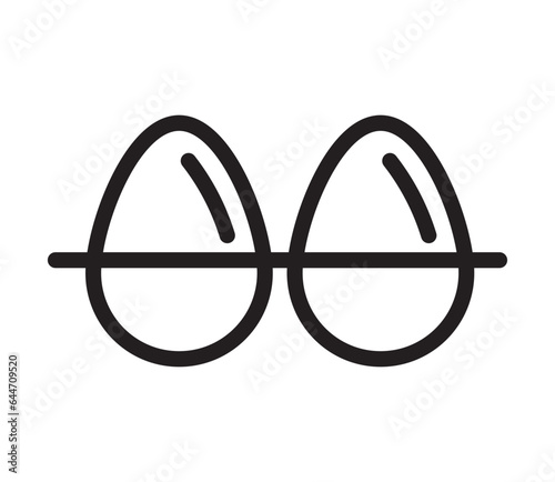 eggs food doodle icon