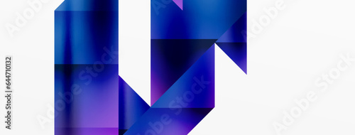 Captivating vector abstraction. Triangles interlock in mesmerizing dance, crafting dynamic geometric backdrop. Fusion of shapes and angles creates artful symphony of modern design