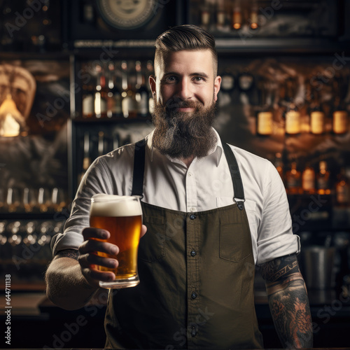 person with beer
