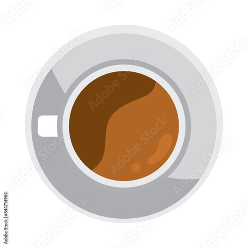 coffee cup top view icon