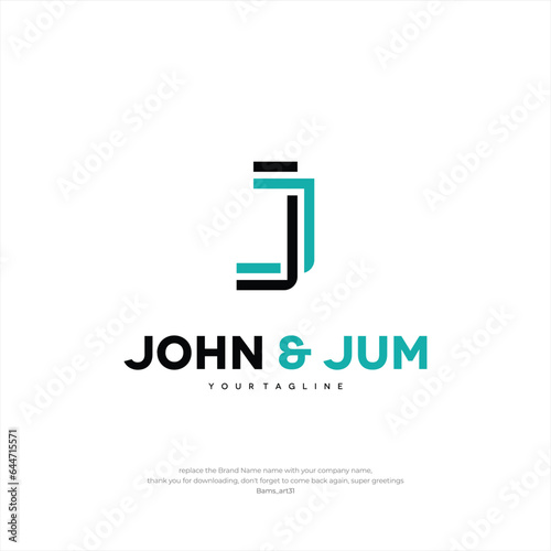 Free Download J & J logo Letter JJ Design Template Premium Creative Design - GFXLoad