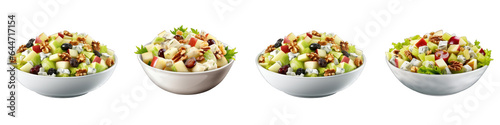 Waldorf Salad clipart collection, vector, icons isolated on transparent background