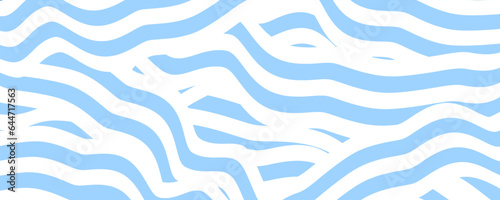 Noodle Ramen Pattern blue background. Pasta food texture spaghetti geometric. Abstarct ramen ornament. Flat vector illustartion. Wave texture background