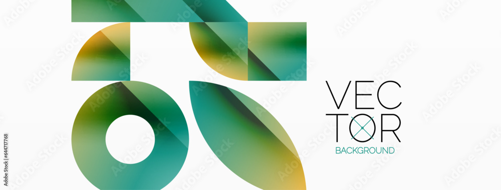 Vector background. Minimalist geometric backdrop adorned with circles and shapes. Abstract art inviting creativity for digital designs, presentations, website banners, social media posts Vector background. Minimalist geometric backdrop adorned with circles and shapes. Abstract art inviting creativity for digital designs, presentations, website banners, social media posts
