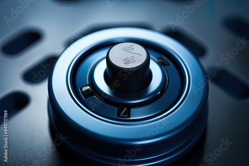 close up of a button, generative ai
