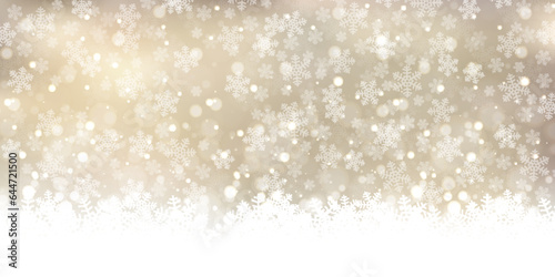 クリスマス　雪　冬　風景　背景