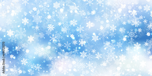 クリスマス　雪　冬　風景　背景