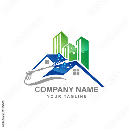 Home and Buildings clean logo design real estate vector icon illustration design.