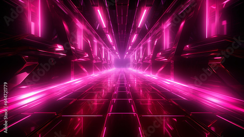 neon magenta background