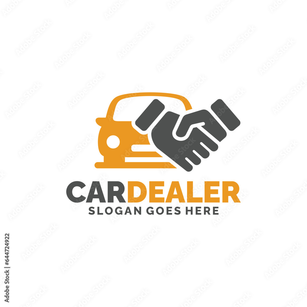 Car dealership logo design vector illustration Car dealership logo design vector illustration