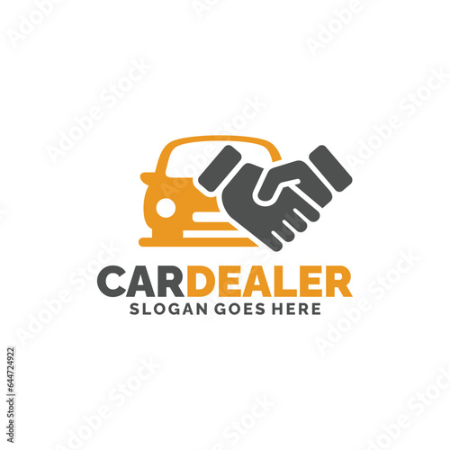 Car dealership logo design vector illustration