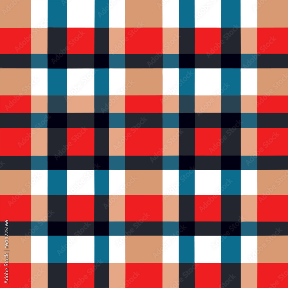 plaid checked pattern seamless fabric textured background modern design vector illustration plaid checked pattern seamless fabric textured background modern design vector illustration