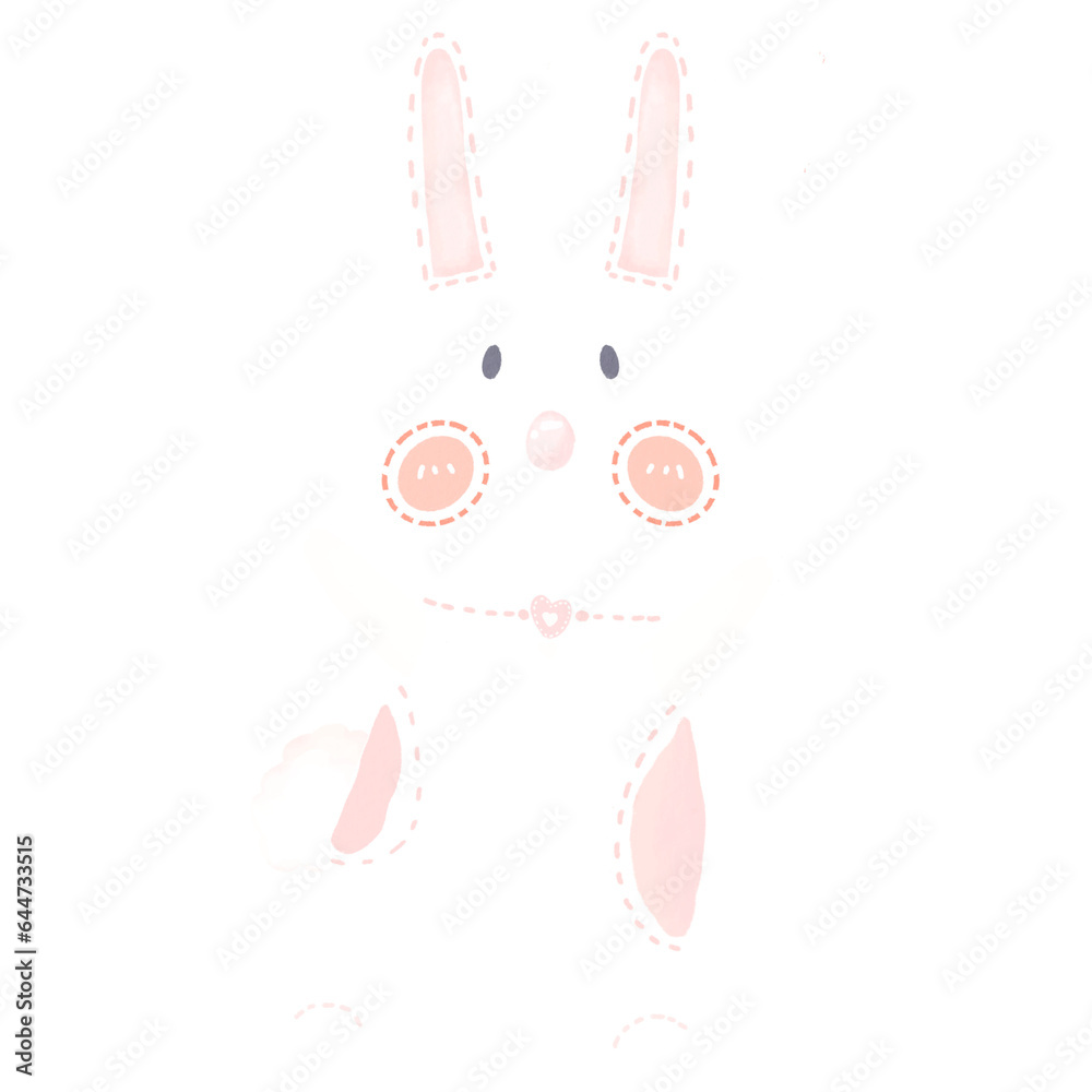 Obraz premium cute bunny rabbit