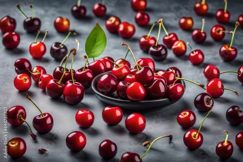 cherries in a bowl