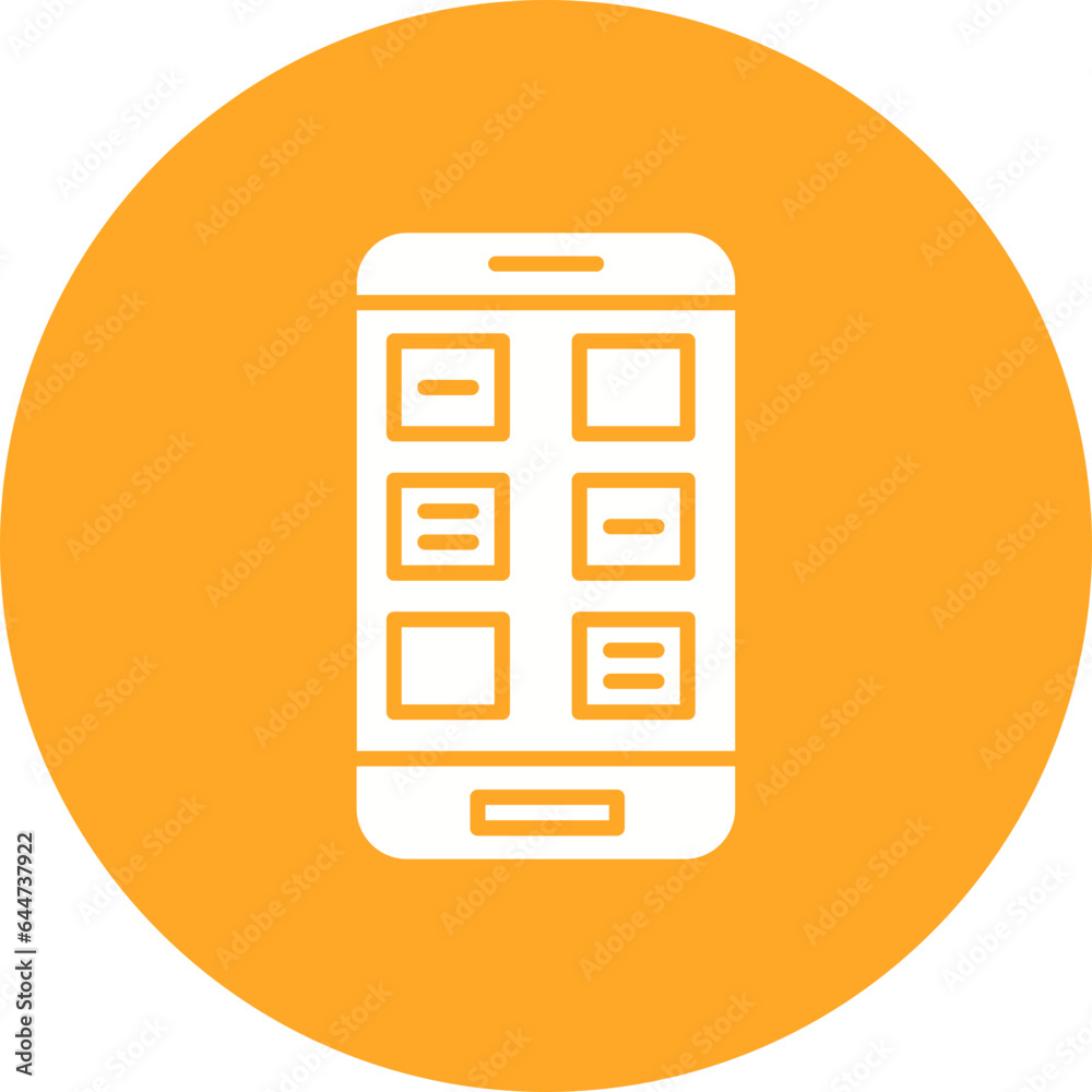 Mobile App Icon Mobile App Icon