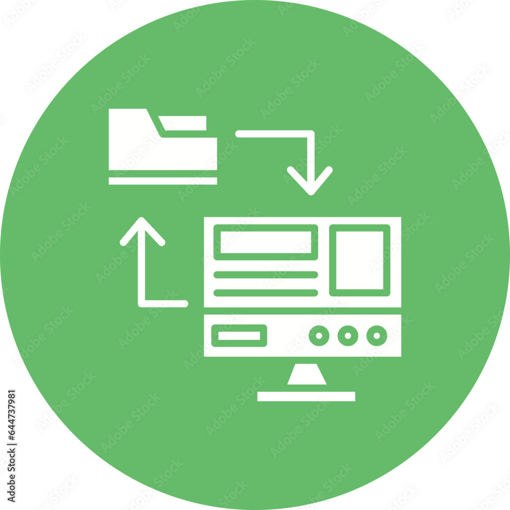 Online File Transfer Icon Online File Transfer Icon