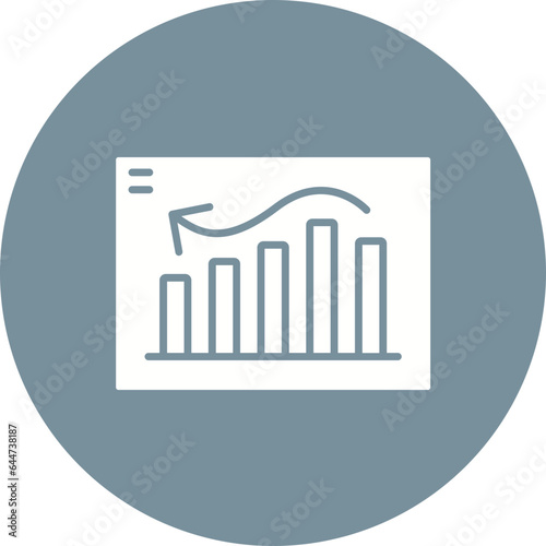 Bell Shaped Graph Icon