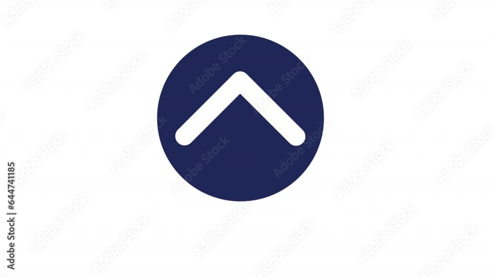 Animated upward arrow solid ui icon. Navigational direction. Website exploring. Looped HD video with alpha channel transparency. Isolated glyph symbol animation on white space for web, mobile Animated upward arrow solid ui icon. Navigational direction. Website exploring. Looped HD video with alpha channel transparency. Isolated glyph symbol animation on white space for web, mobile