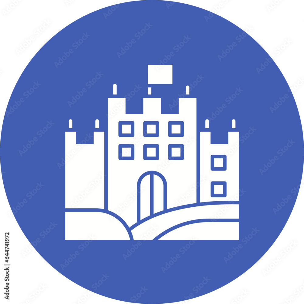 Castle Landscape Icon