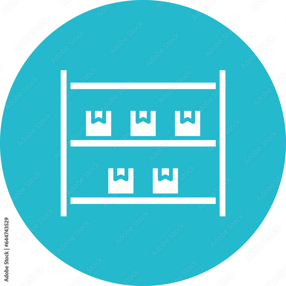 Fototapeta premium Package Shelves Icon