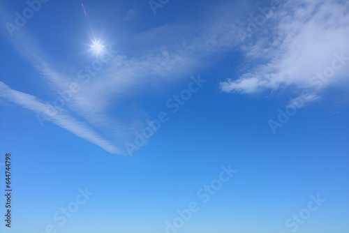 A picture of clouds in the blue sky. no.85.Generative aI.