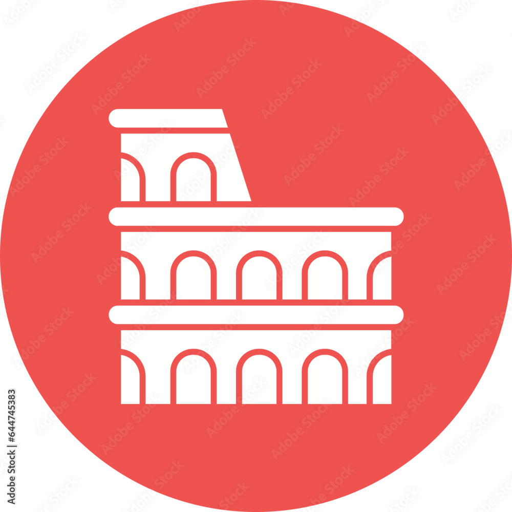 Fototapeta premium Colosseum Icon