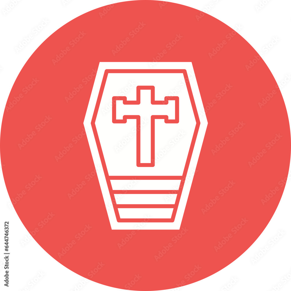 Obraz premium Coffin Icon