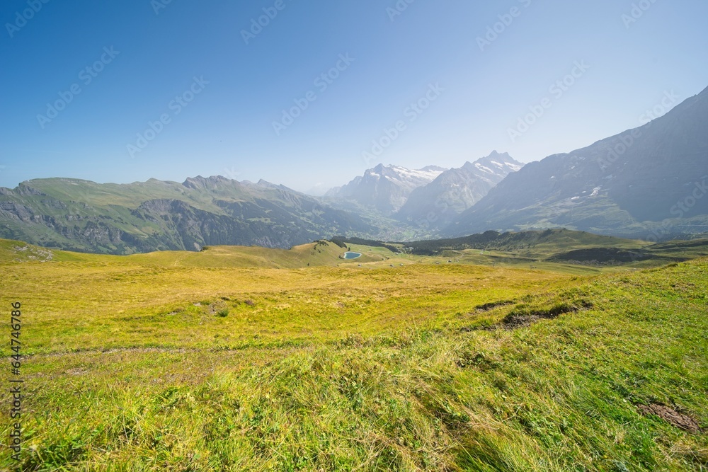 Pictures taken in the bernese oberland switzerland on the Mannlichen which is 2342 m high. The mountain offers fantastic views. Pictures taken in the bernese oberland switzerland on the Mannlichen which is 2342 m high. The mountain offers fantastic views.