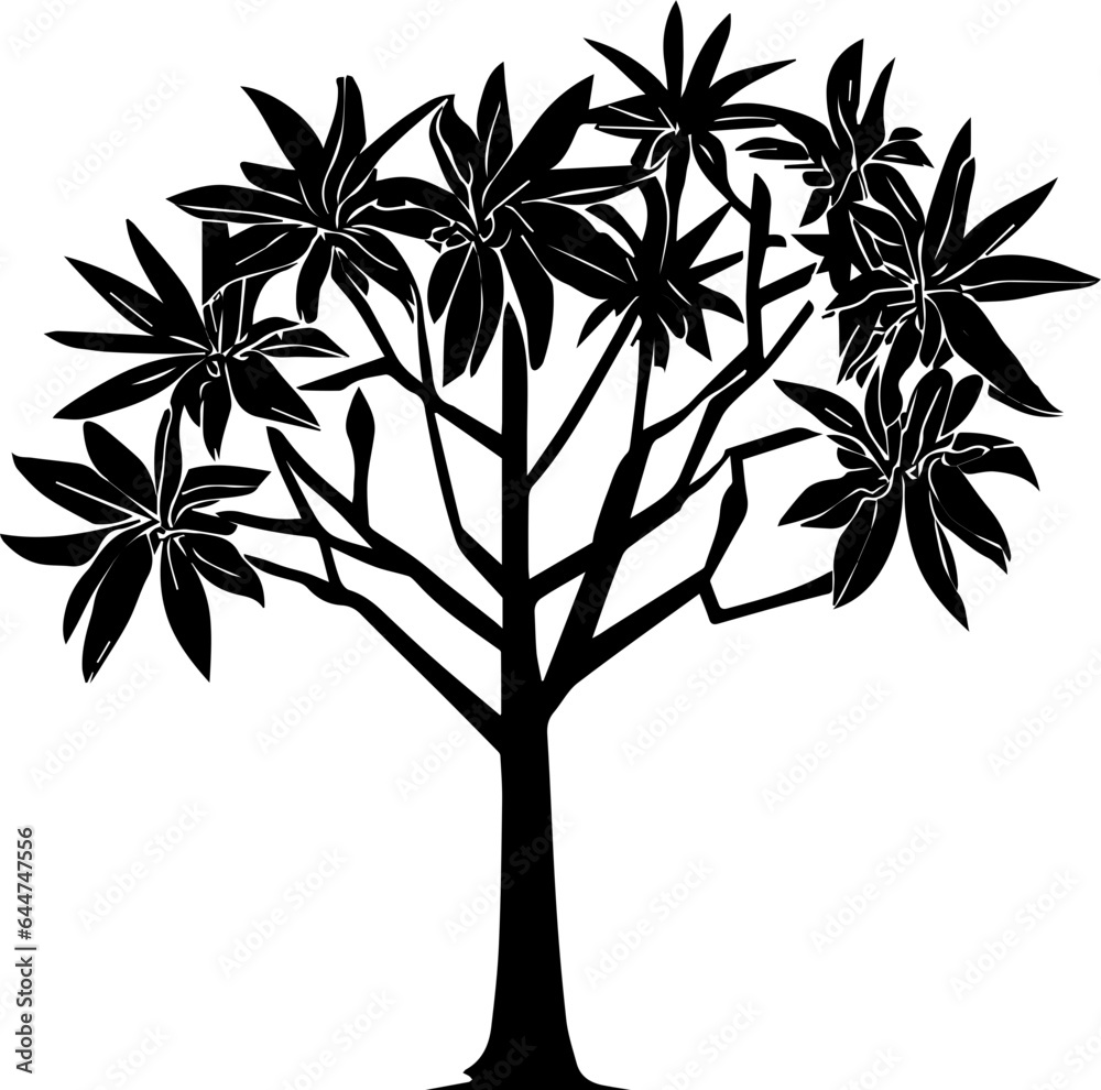 Obraz premium Cabombaceae tree icon 3