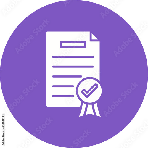 Certificate Icon