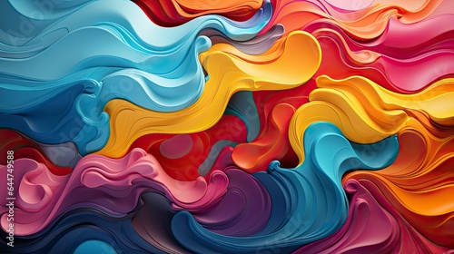 Psychedelic Ripples: The Liquid Canvas. Generated by AI.