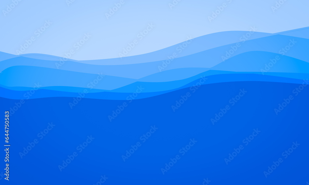 Abstract Blue Background, the layer of blue texture background, blue sky ,blue sea and under water	
