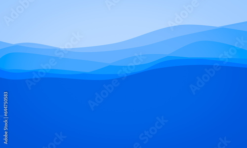 Abstract Blue Background, the layer of blue texture background, blue sky ,blue sea and under water 