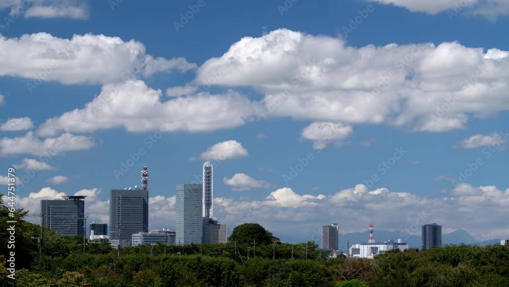 新都心の青空