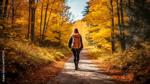 Autumn Adventure Escapes.  Fall Travel Trends. © EwaStudio