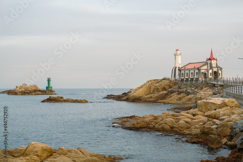 Gijang seaside Jukseong Church Dream Filming Set in Busan, Korea photo