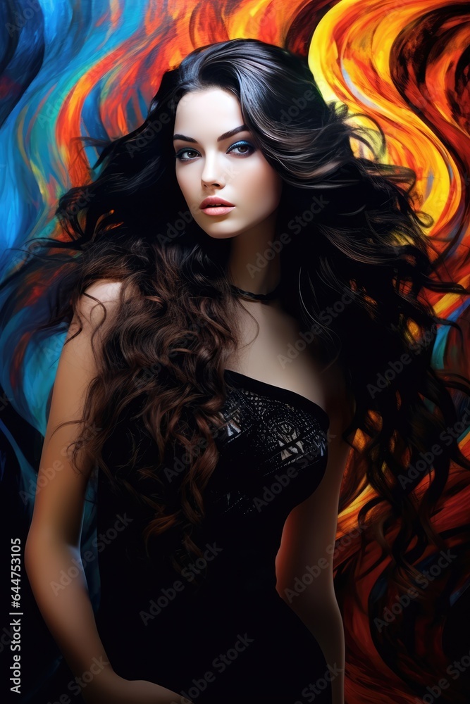 Fictional Character Created By Generated AI.Alluring Portrait of a Beautiful Woman Fictional Character Created By Generated AI.Alluring Portrait of a Beautiful Woman