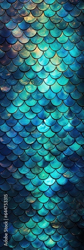 Colorful mermaid scale pattern background