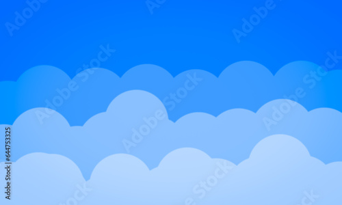 Abstract Blue Background, the layer of blue texture background, blue sky ,blue sea and under water	
