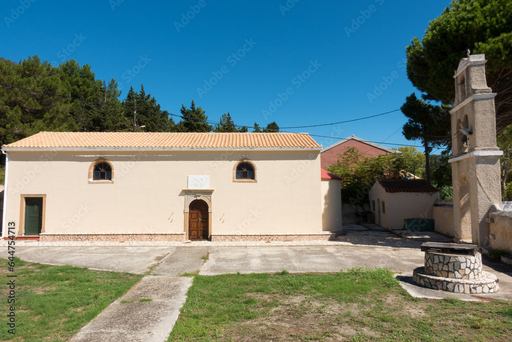 Little Orthodox church in Ereikoussa island, Greece