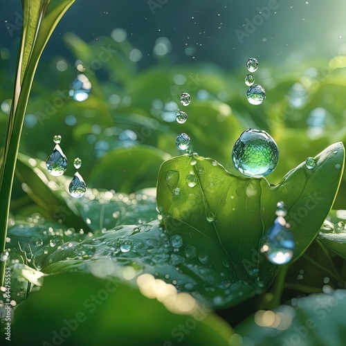 beautiful botanical shot, natural wallpaperbeautiful botanical shot, natural wallpaperfresh water with dew drop photo