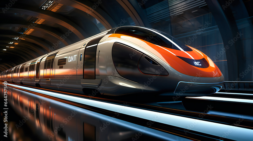 Futuristic Metro Train Concept