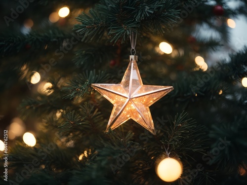Festive Celebration Under Illuminated Christmas Tree