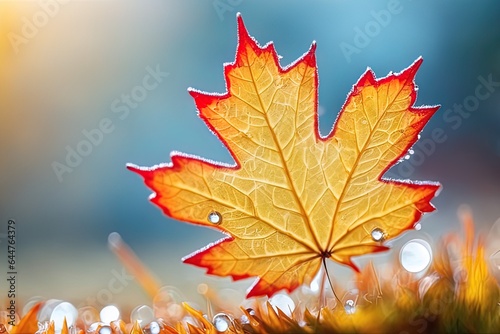 autumn leaves on the tree background autumn leaves on the tree background red maple leaf on the background of the sun