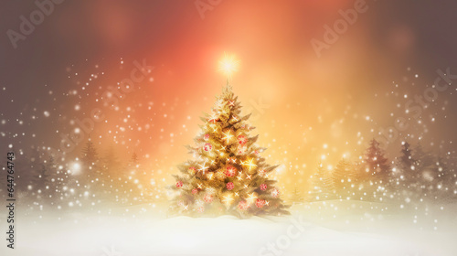 New year Christmas tree. © bedya