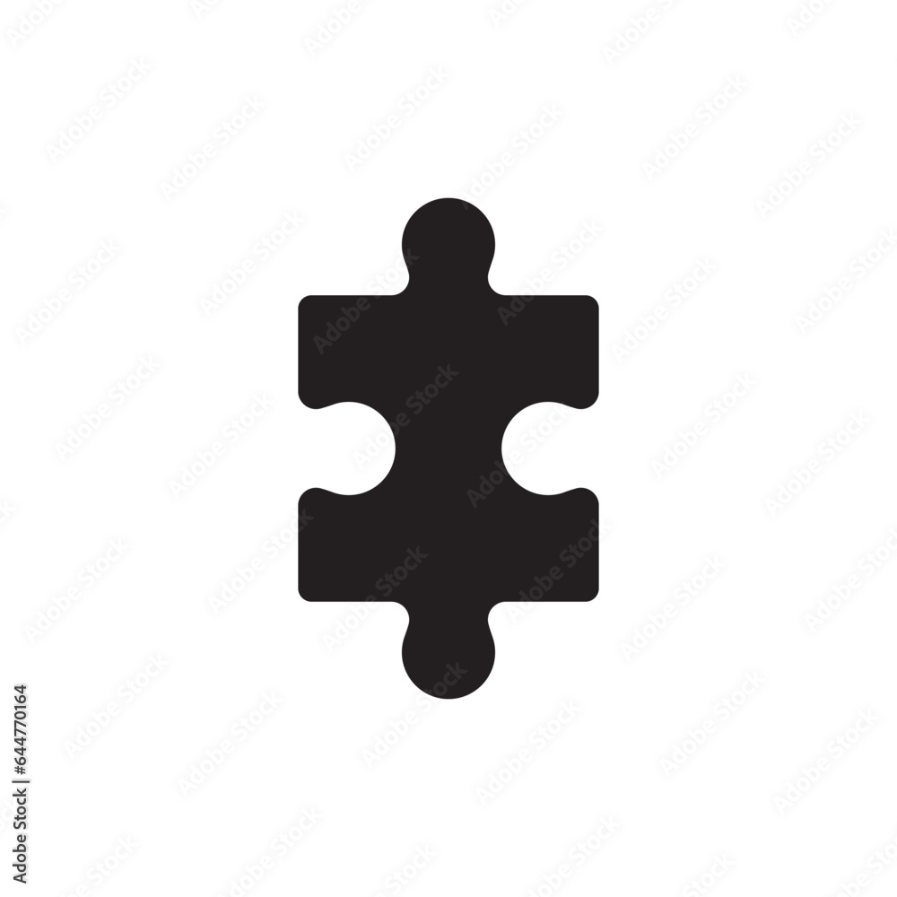 icon puzzle vector icon puzzle vector